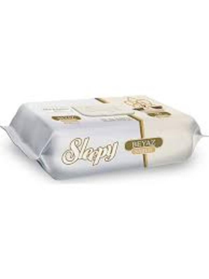 SLEEPY ISLAK HAVLU 90'LI-BEYAZ SABUNLU